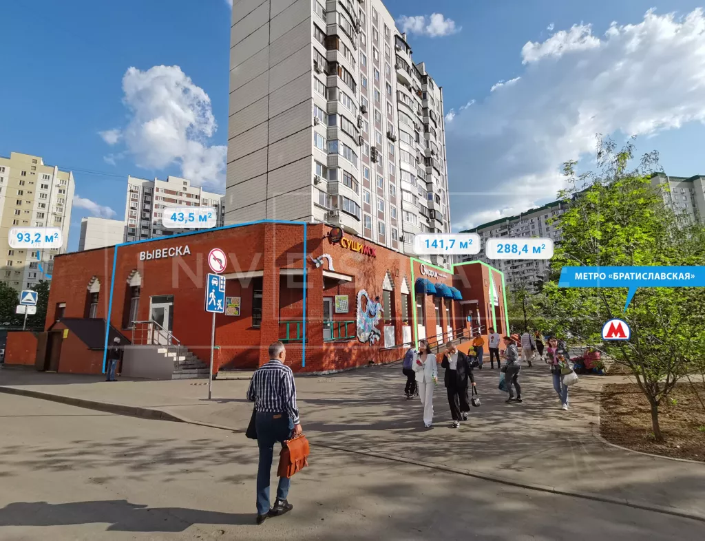 арендный бизнес Братиславская ул., 15, кор. 1 в ЮВАО, метро Братиславская Братиславская ул., 15, кор. 1