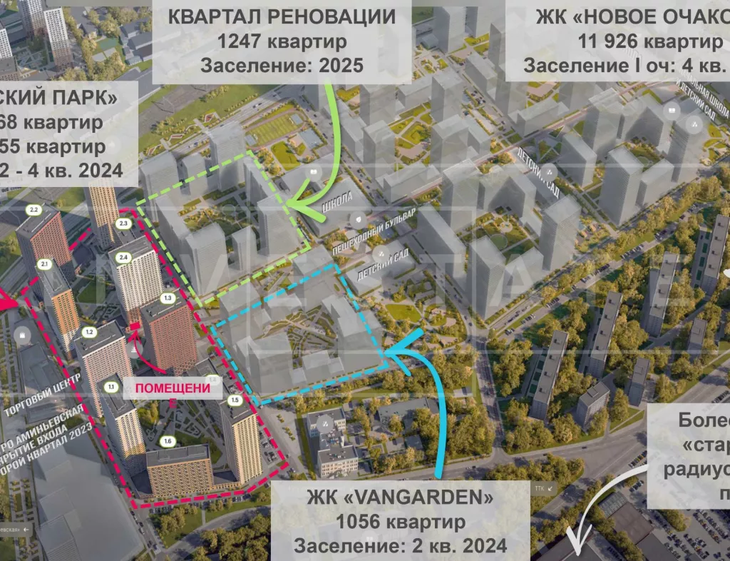 арендный бизнес г. Москва, Очаковское ш., вл. 3 в ЗАО, метро  г. Москва, Очаковское ш., вл. 3