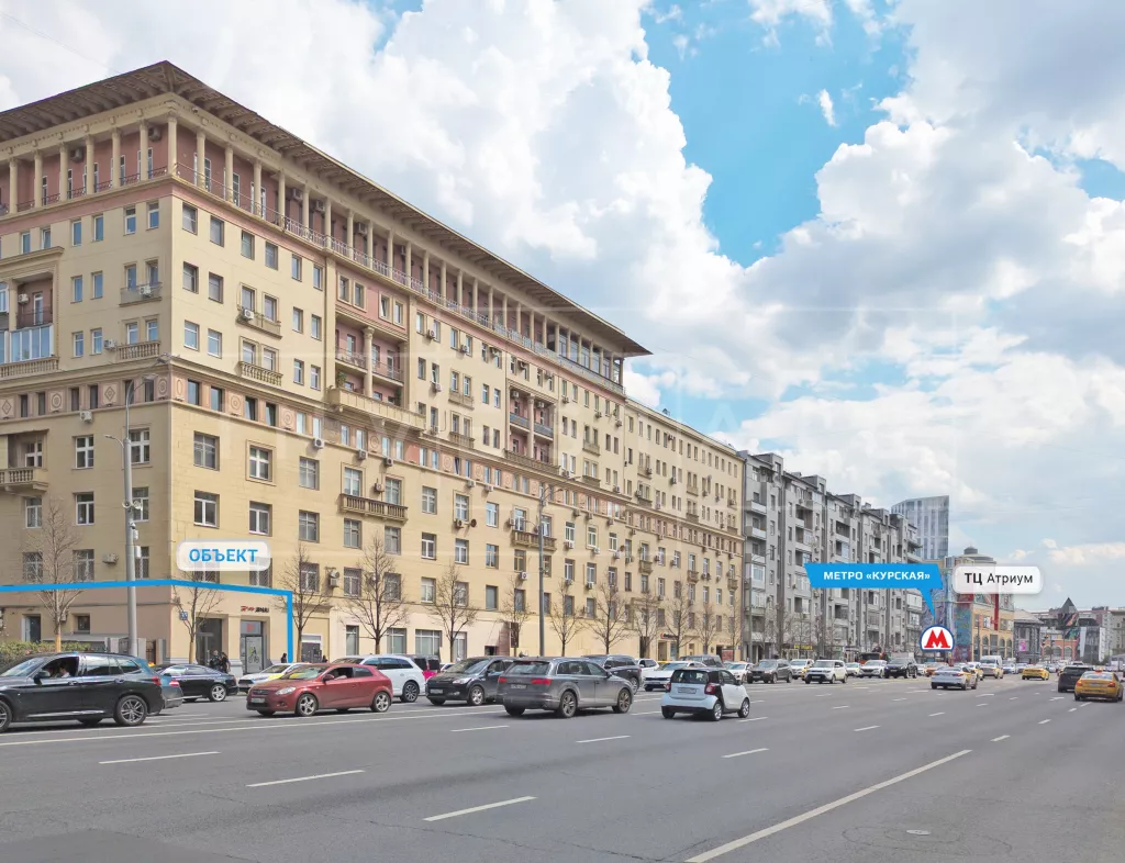 арендный бизнес Земляной Вал ул., 23, стр. 1 в ЦАО, метро Курская Земляной Вал ул., 23, стр. 1