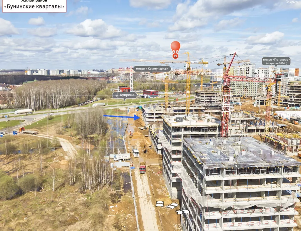 г. Москва, поселение Сосенское, жилой комплекс Бунинские Кварталы, к7.1