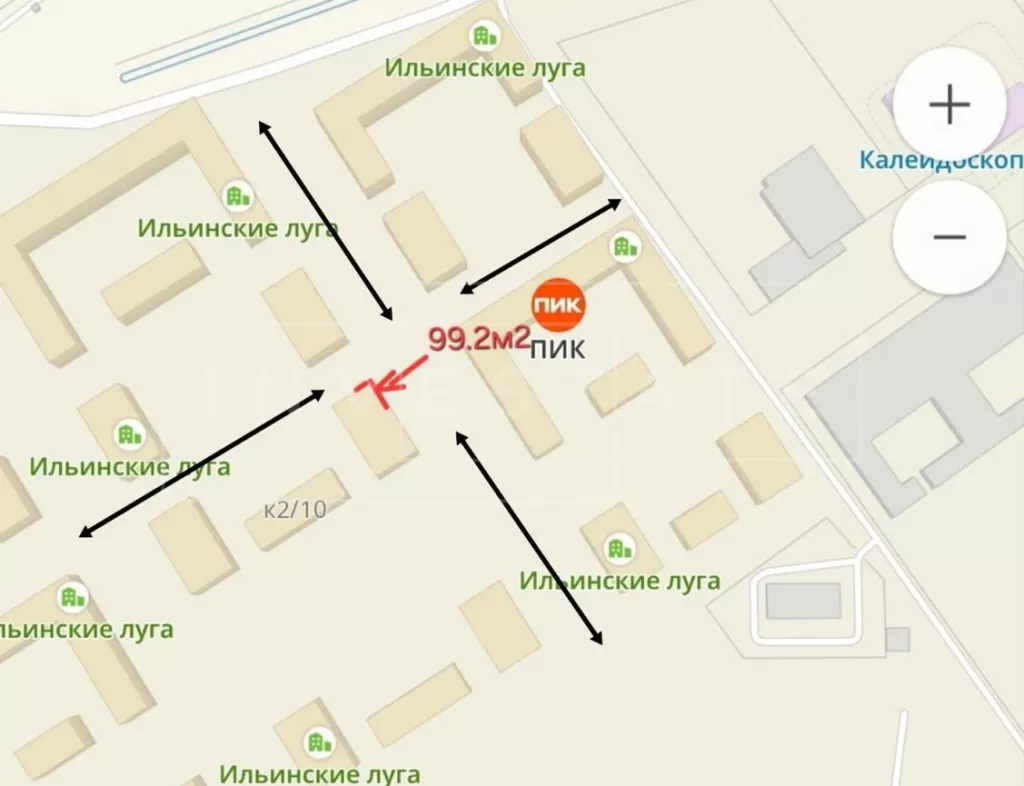арендный бизнес МО, ГО Красногорск, пос. Ильинское-Усово, ЖК Ильинские Луга, к. 2.10 в , метро  МО, ГО Красногорск, пос. Ильинское-Усово, ЖК Ильинские Луга, к. 2.10