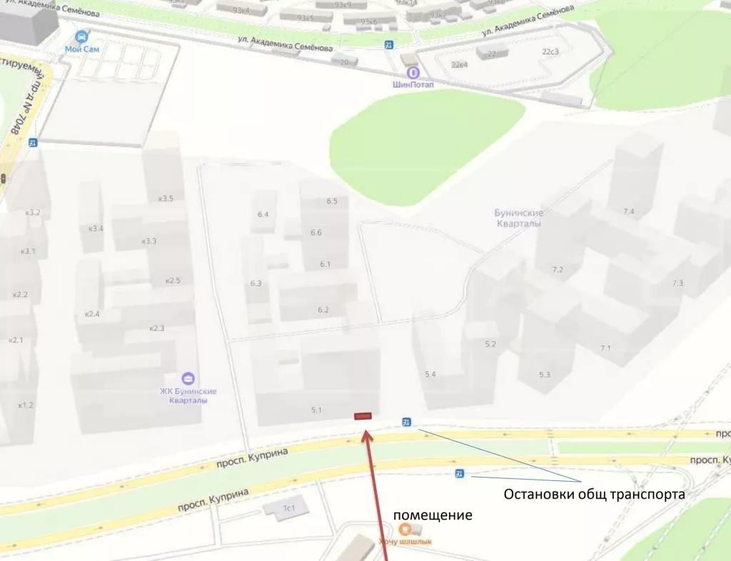 г. Москва, поселение Сосенское, жилой комплекс Бунинские Кварталы, к5.1