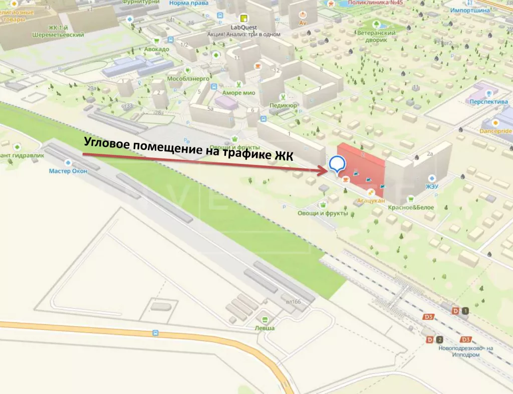 МО, г. Химки, мкр. Подрезково, Железнодорожная ул., 2