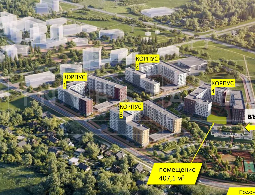 Москва, пос. Рязановское, ЖК Подольские Кварталы, к4, район Щербинка