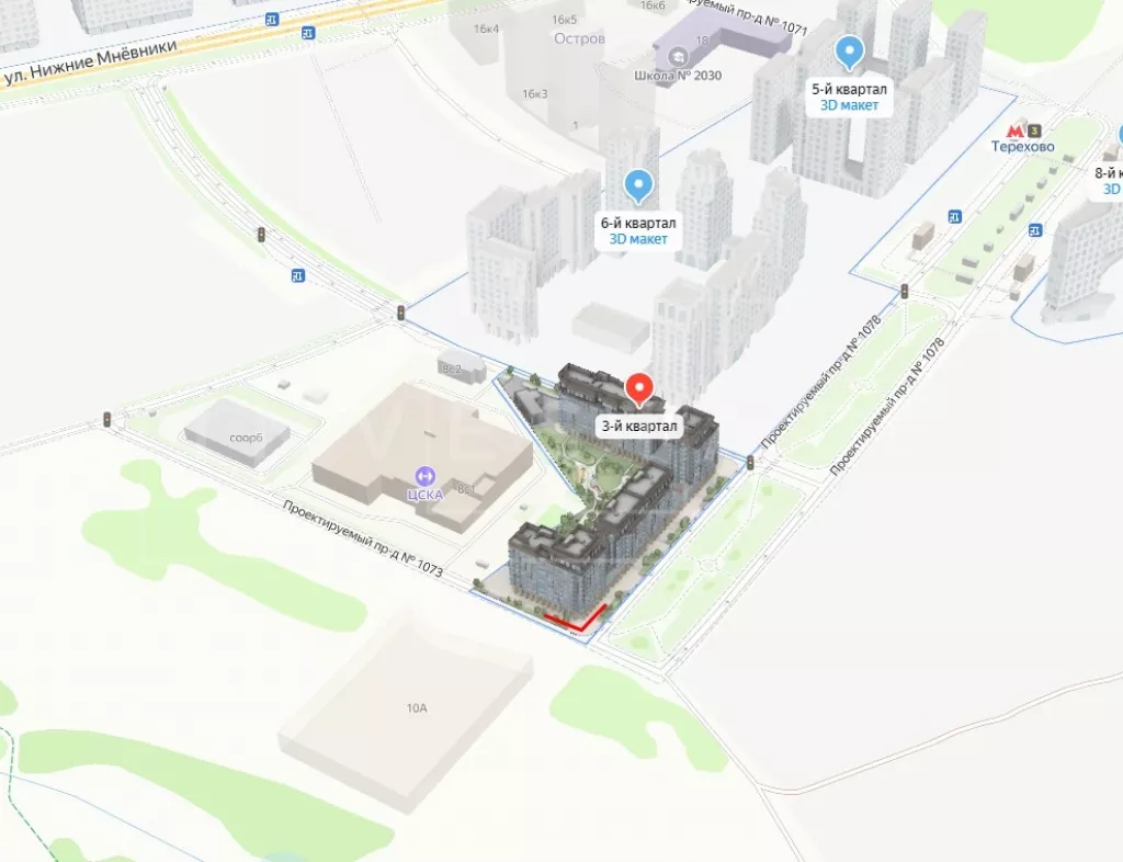 арендный бизнес г. Москва, Нижние Мнёвники ул., 9 в CЗАО, метро  г. Москва, Нижние Мнёвники ул., 9