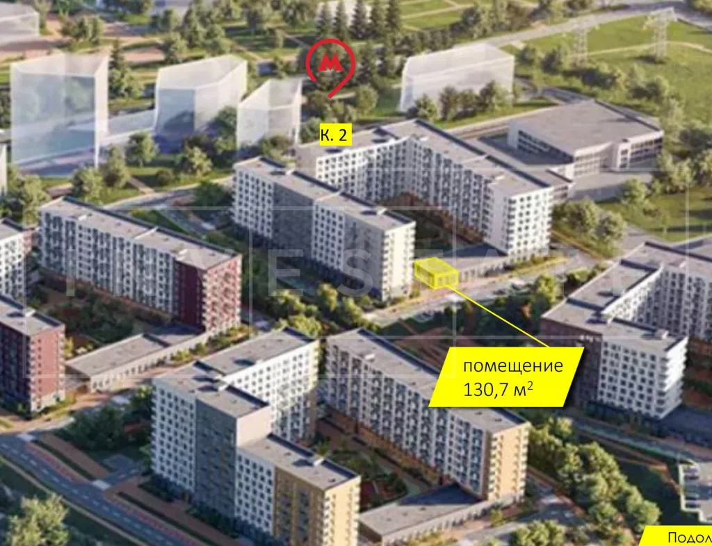 арендный бизнес г. Москва, пос. Рязановское, ЖК Подольские Кварталы, к2 в , метро  г. Москва, пос. Рязановское, ЖК Подольские Кварталы, к2