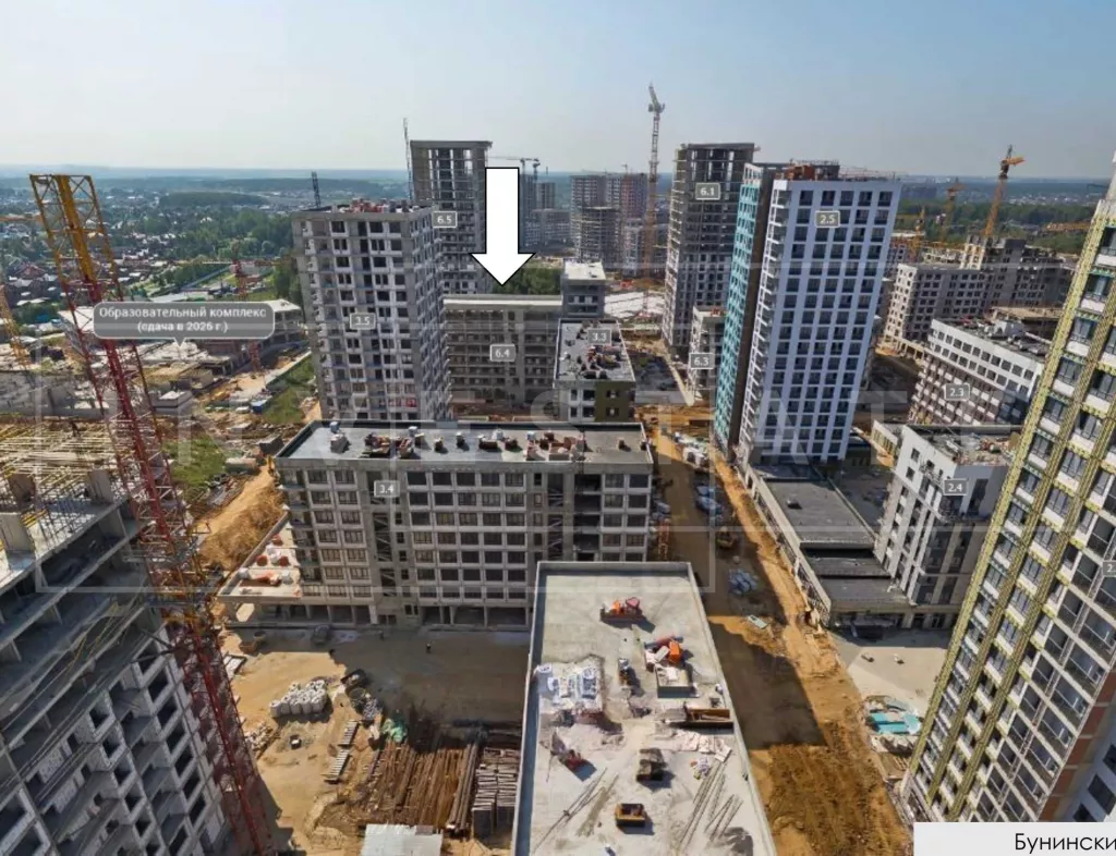 г. Москва, поселение Сосенское, жилой комплекс Бунинские Кварталы, к6.4