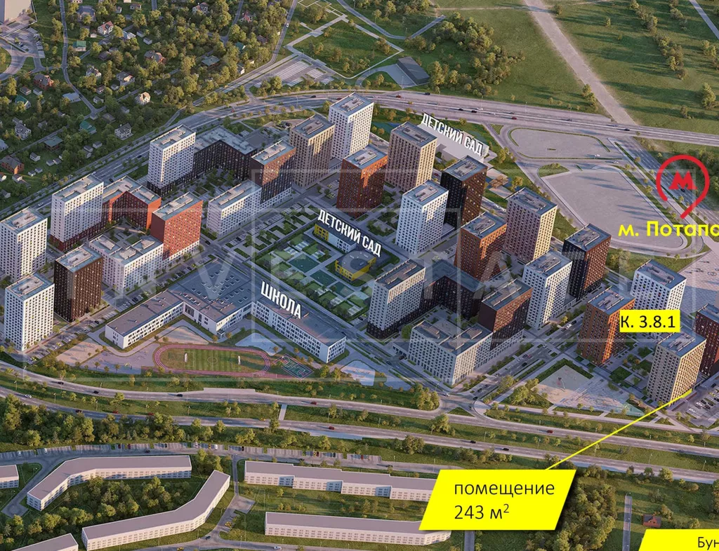 Москва, ЖК Бунинские Луга, к3.8.1
