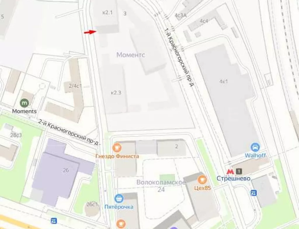 г. Москва, 4-й Красногорский пр-д, 2/4с3