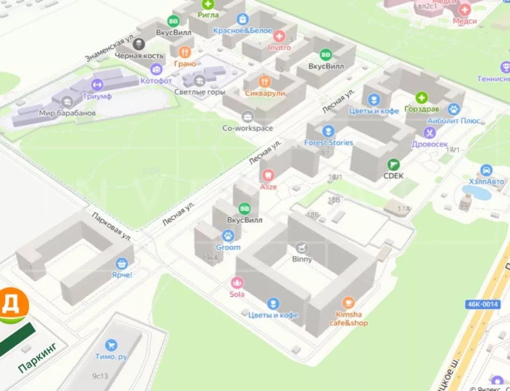 арендный бизнес МО, г.о. Красногорск, п. Отрадное, Парковая ул., 1 в , метро  МО, г.о. Красногорск, п. Отрадное, Парковая ул., 1