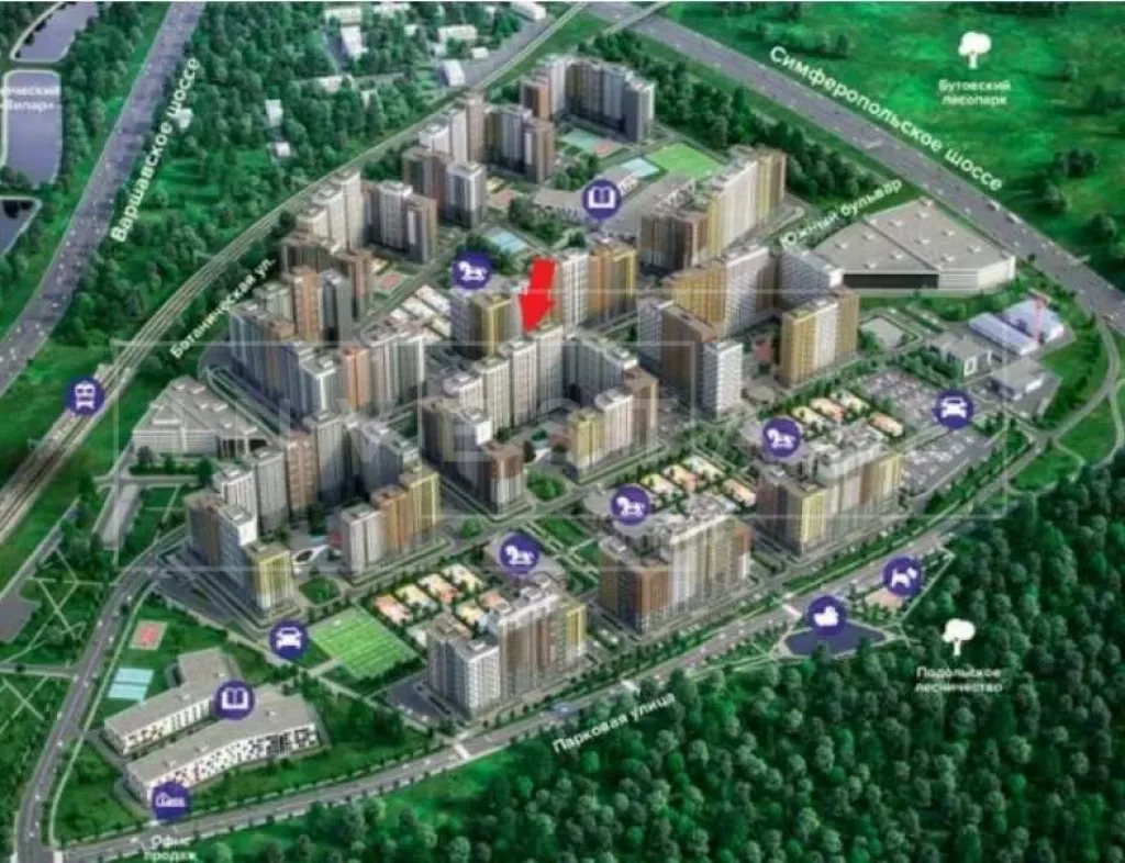 Московская обл, Ленинский р-н, мкр Южная Битца (поселок Битца)