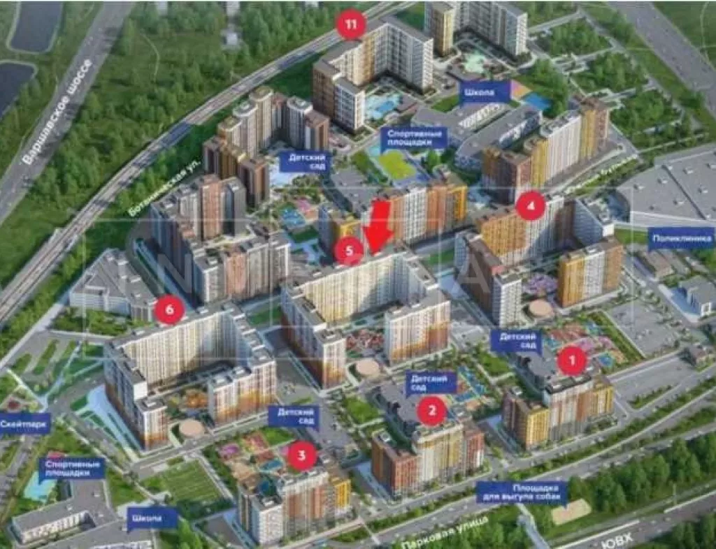 Московская обл, Ленинский р-н, мкр Южная Битца (поселок Битца)