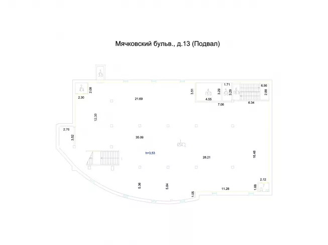 арендный бизнес г Москва, Мячковский б-р, 13 в ЮВАО, метро Братиславская г Москва, Мячковский б-р, 13