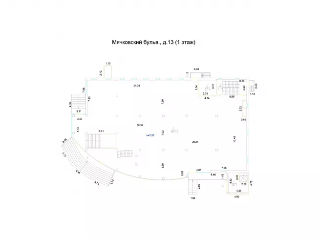 арендный бизнес г Москва, Мячковский б-р, 13 в ЮВАО, метро Братиславская г Москва, Мячковский б-р, 13