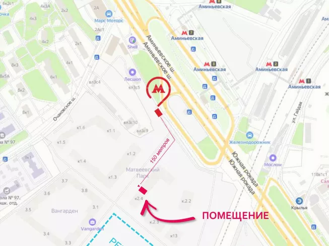 арендный бизнес г. Москва, Очаковское ш., вл. 3 в ЗАО, метро  г. Москва, Очаковское ш., вл. 3