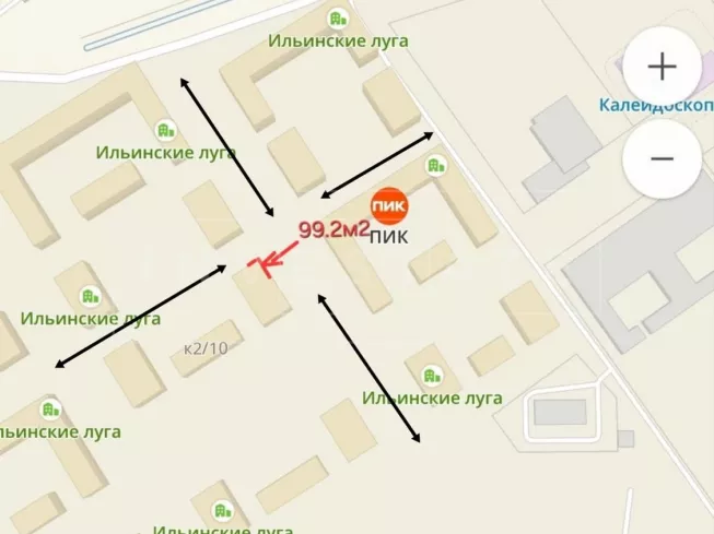 арендный бизнес МО, ГО Красногорск, пос. Ильинское-Усово, ЖК Ильинские Луга, к. 2.10 в , метро  МО, ГО Красногорск, пос. Ильинское-Усово, ЖК Ильинские Луга, к. 2.10