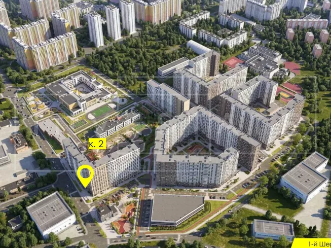 МО, г. Химки, Комсомольская ул., ЖК «1-й Шереметьевский», к2