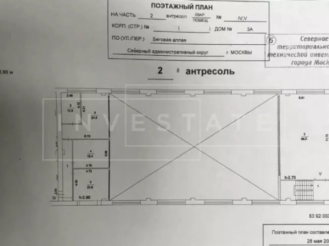 арендный бизнес г Москва, Беговая аллея, 3А в CАО, метро Динамо г Москва, Беговая аллея, 3А