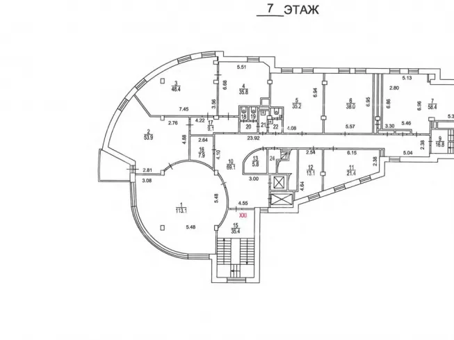 арендный бизнес Казакова ул., 6 в ЦАО, метро Курская Казакова ул., 6