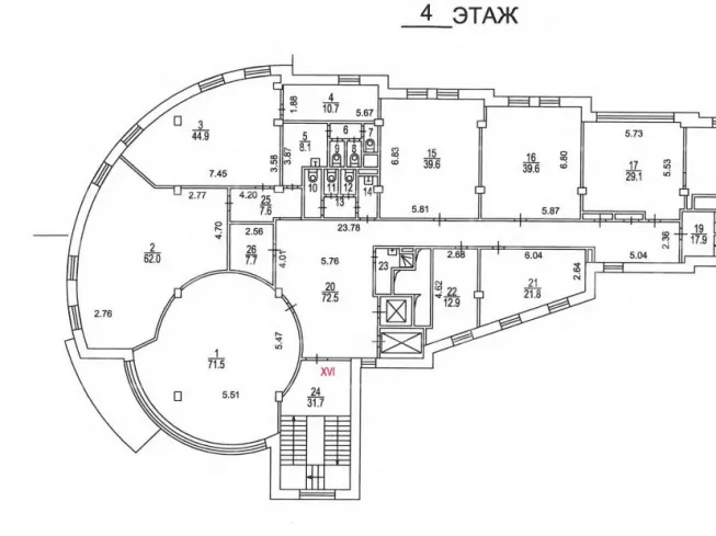 арендный бизнес Казакова ул., 6 в ЦАО, метро Курская Казакова ул., 6