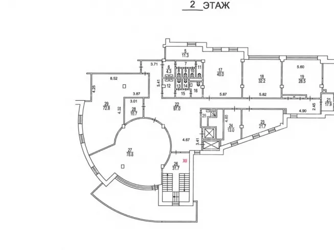 арендный бизнес Казакова ул., 6 в ЦАО, метро Курская Казакова ул., 6