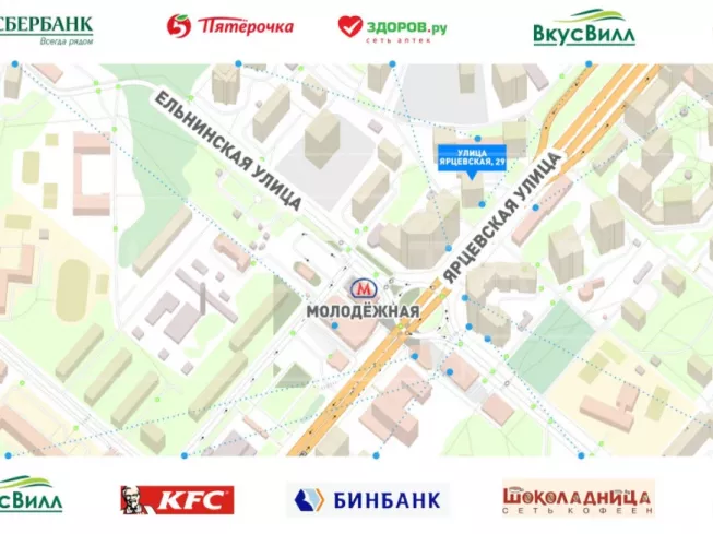 г Москва, Ярцевская ул., 29, кор. 1