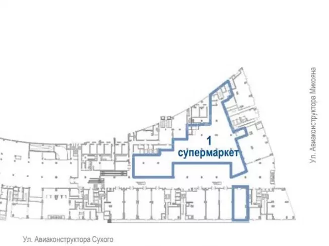 арендный бизнес г Москва, ул Авиаконструктора Сухого, д 2 к 2 в CАО, метро ЦСКА г Москва, ул Авиаконструктора Сухого, д 2 к 2