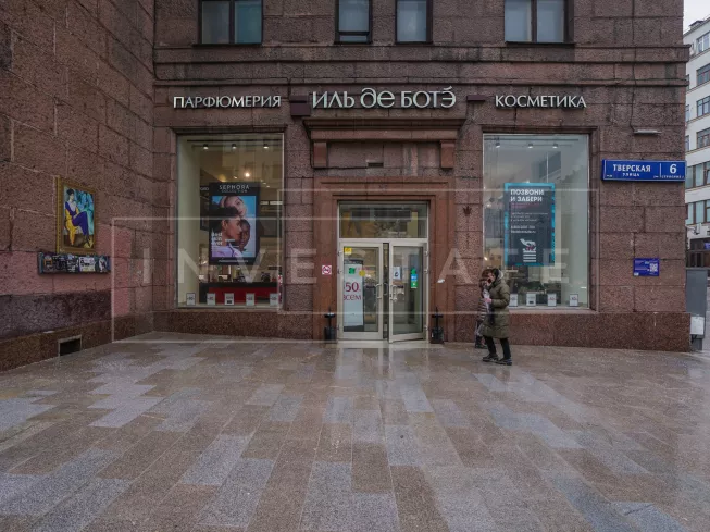 арендный бизнес г Москва, Тверская ул., 6 в ЦАО, метро Охотный ряд г Москва, Тверская ул., 6