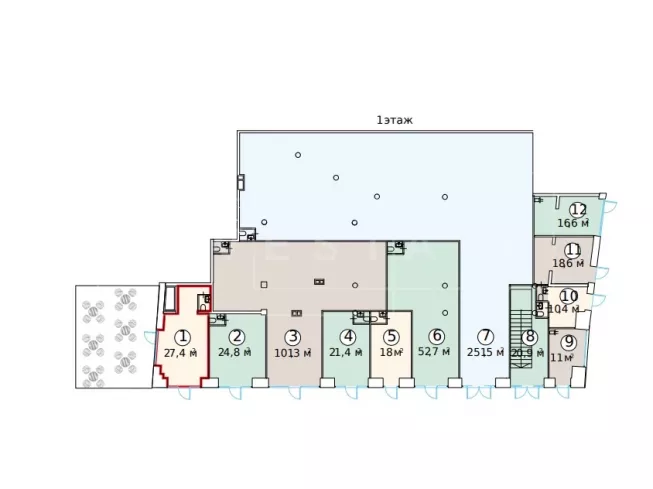 арендный бизнес г. Москва, Новослободская ул., 19 в ЦАО, метро  г. Москва, Новослободская ул., 19